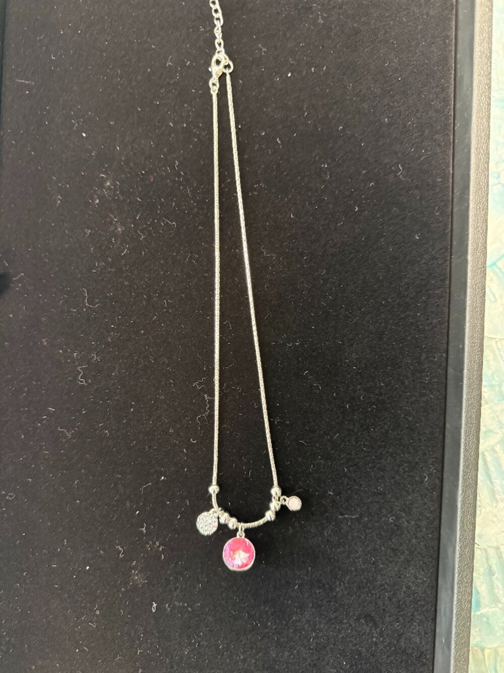 Three Wishes Pendant Touchstone Swarvski